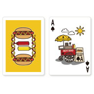 【 メール便 】 トランプ カード かわいい ホットドッグ プレイングカード hotdog playing cards プロマ…