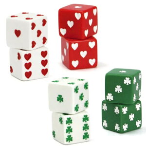 y [ z TCR  킢 _CX n[g N[o[ XC[gn[g bL[ VbN y KOPLOW GAMES / USA zLucky Shamrock Sweetheart Dice v[g }WV 낭 f