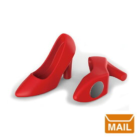 【 メール便 】 おもしろ 文房具 磁石 マグネット ハイヒール レッド 【 FRED / フレッド 】 おしゃれ 文具 PUMPED UP HIGH HEEL MAGNETS 冷蔵庫 磁石 / WakuWaku