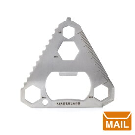 【 メール便 】 マルチツール 便利 三角形 ツール トライアングルマルチツール 【 KIKKERLAND / キッカーランド 】Triangle Multi-Tool 4サイズレンチ サイクリング アウトドア 薄い / WakuWaku