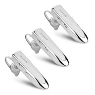 【楽天ランキング1位】 ヘッドセット 片耳 bluetooth マイク付き usb 無線 高音質 Glazata EC200 白 3点…