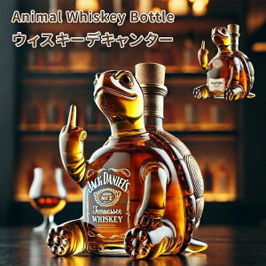 ���� �W�t�� 350ML�� Bottle Whiskey �E�C�X�L�[�f�L�����^Animal �E�C�X�L�[�f�L�����^�[ �f�L�����^ �O���X �E�B�X�L�[