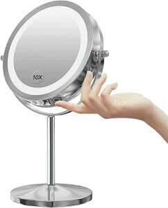 ��v 360�x��] LED���ϋ� ��㋾ LED���C�g�t���~���[ 360�x��]�~���[ ���σ~���[ ���~���[led LED���C�g�~���[ �g�勾10�{