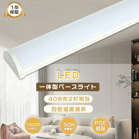 LEDベースライト 40W形 逆富士型 トラフ型 ベースライト LED蛍光灯 器具一体型 LED蛍光灯器具 40形 天井直付 一体型照明 逆富士 照明器具 天井直付型 直管蛍光灯 LED照明器具 直付 シーリングライト キッチンライト 施設照明 店舗照明 蛍光灯器具 天井 LEDライト 施設用