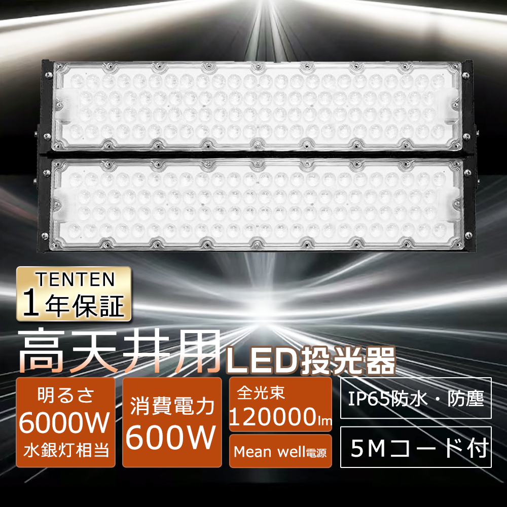 【楽天市場】LED投光器 600W ナイター照明 LED 新型 超薄型