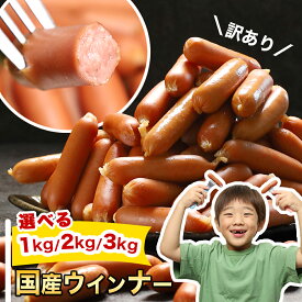【限定SALE★最大39%OFF】訳あり 食品 国産 ソーセージ ウインナー 冷凍 1kg 約65本 訳あり食品 2kg 3kg お得 業務用 大量 大容量 肉 豚肉 ウインナーソーセージ おかず 惣菜 お弁当 食品 BBQ 焼肉 アウトレット 食品 セール sale 食品 卸売