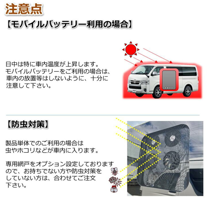 楽天市場】ハイエース小窓専用 換気扇 MIX FAN（ミックスファン）200系 