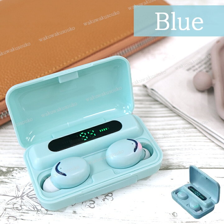 楽天市場 ワイヤレスイヤホン Iphone Bluetooth 高音質 Android コンパクト ワイヤレス イヤホン Siri対応 ハンズフリー 通話 防水 かわいい おしゃれ 音漏れ 黒 長時間 プレゼント 父の日 プレゼント ワクワク倉庫 楽天市場店