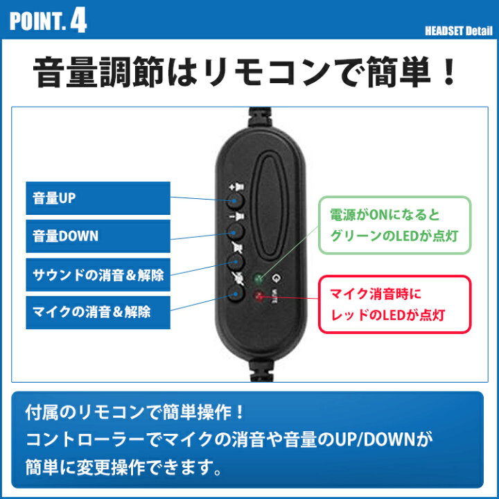 楽天市場 ヘッドセット Usb マイク 有線 テレワーク 在宅 Skype Zoom リモート 両耳 Pc用 マイク付き 軽量 ミュート 機能 イヤホン Usb 接続 Windows Mac Ps4 Web会議 ミーティング リモコン 父の日 プレゼント ワクワク倉庫 楽天市場店