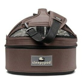 【犬 キャリーバッグ】 Sleepypod スリーピーポッド・ミニ （ダークチョコ） キャリーバック犬 猫 キャリーバック 旅行 ペットキャリーバッグ 人気 キャリーケース ハウス ドライブ 防災 お出かけ小型犬用