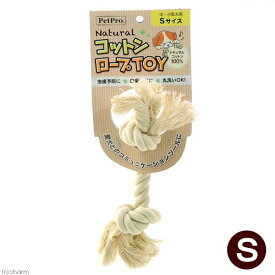 ペットプロ ナチュラルコットンロープTOY S ホワイト
