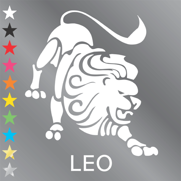 楽天市場 獅子座 ステッカー しし座 Leo 車 ステッカー ステッカー 車 バイク スーツケース 犬ステッカー介護ハーネス ワラ犬