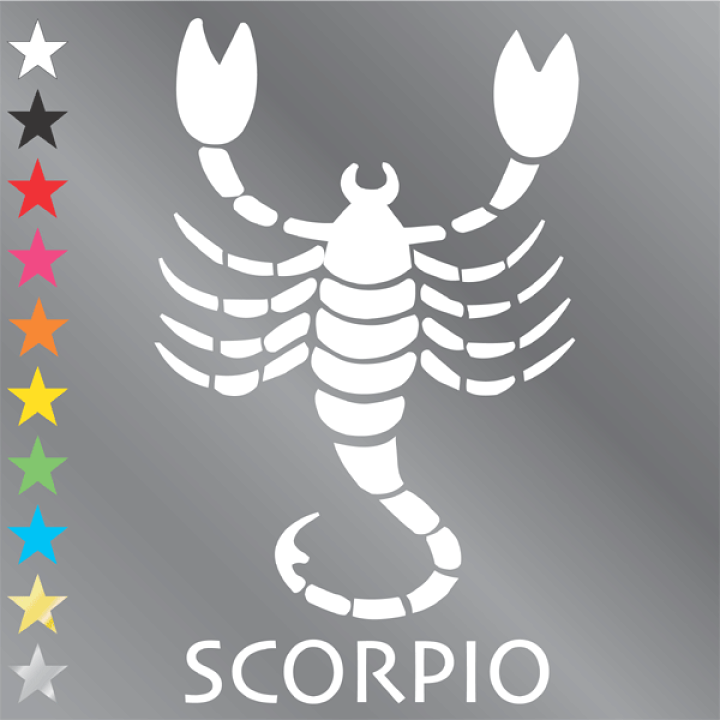 楽天市場 星座 グッズ シール 蠍座 ステッカー さそり座 Scorpio カー シール 自動車 車 星 カッティング シート イラスト デカール ステッカー 車 バイク スーツケース 犬ステッカー介護ハーネス ワラ犬