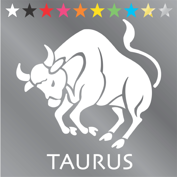 楽天市場 星座 グッズ シール 牡牛座 ステッカー おうし座 Taurus カー シール 自動車 車 星 カッティング シート イラスト デカール ステッカー 車 バイク スーツケース 犬ステッカー介護ハーネス ワラ犬