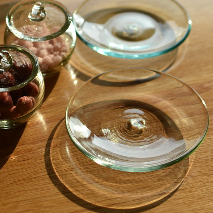 楽天市場】奥原硝子製造所 5寸皿（直径15cm） 琉球ガラス 手作り吹き  