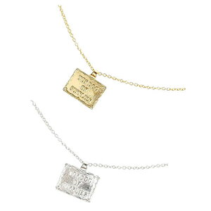 SUPPLIER �T�v���C���[ �l�b�N���X ���^���v���[�g METAL PLATE NECKLACE -2.COLOR-
