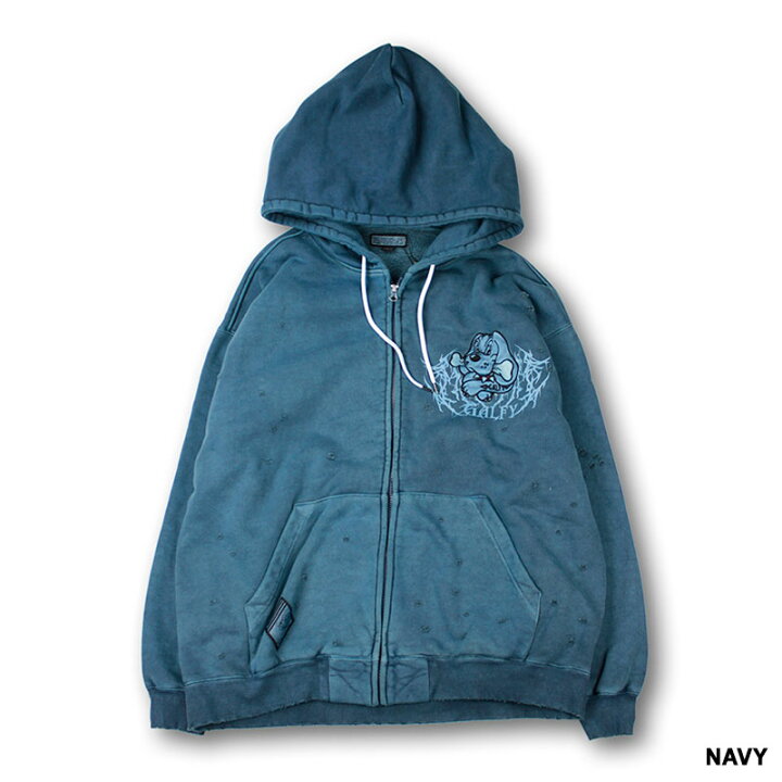 楽天市場】GALFY ガルフィー ジップフーディー パーカー L-XL ブラック 