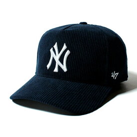 フォーティーセブン 47キャップ MLB メジャーリーグ ネイビー YANKEES THICK CORDUROY'47 HITCH -NAVY-