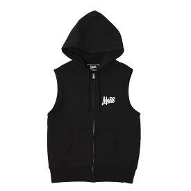 モブ MOBB ベスト ジレ メンズ ユニセックス アウター スウェット ロゴ プリント OG ZIP SWEAT VEST -BLACK-