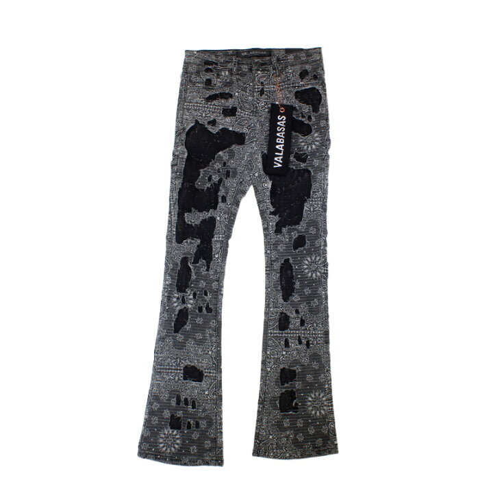 楽天市場】ヴァラバサス VALABASAS デニム フレアパンツ DENIM 28/30 