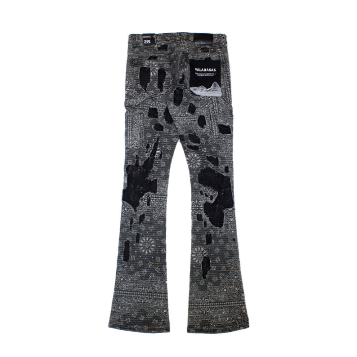 楽天市場】ヴァラバサス VALABASAS デニム フレアパンツ DENIM 28/30  