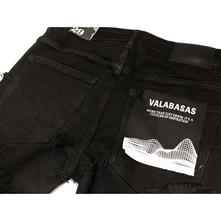 楽天市場】ヴァラバサス VALABASAS フレアデニムパンツ 29-30インチ 