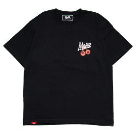 モブ MOBB Tシャツ カットソー 半袖 ロゴ ユニセックス ブラック　黒 8BALL CHERRY T-SHIRT -BLACK-