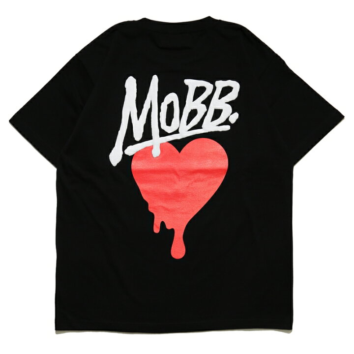 楽天市場】モブ MOBB Tシャツ XS,S,M,L,XL,XXLサイズ ブラック/黒 