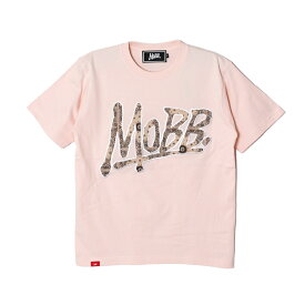 モブ MOBB Tシャツ XS,S,M,L,XL,XXLサイズ ピンク カットソー 半袖 ロゴ PAISLEY OG T-SHIRT -PINK-