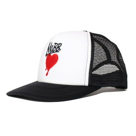 モブ MOBB キャップ 帽子 メッシュ ブラック 黒 ハート ロゴ 男女兼用 HEART DRIP MESH CAP -BLACK-