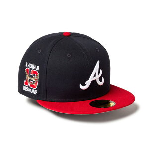 NEW ERA �j���[�G�� MLB �l�C�r�[ �� �X�q �L���b�v 5950 MVP AN ATLBRA -NAVY-