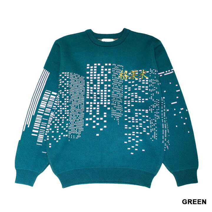 GRIMEY グライミー セーター ニット トップス 長袖 男女兼用 ROYAL PAW KNIT SWEATER -2 COLOR- walkinstore
