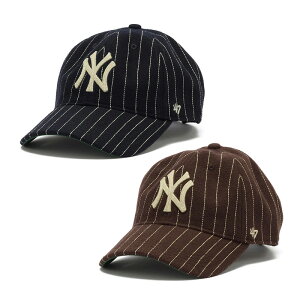 47 MLBF j[[NEL[X x[X{[Lbv t[TCY Xq YANKEES WOOL PINSTRIPE 47 CLEAN UP -2,COLOR-