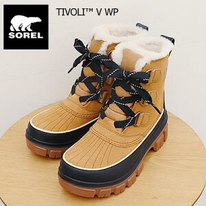 SOREL �\���� ���f�B�[�X TIVOLI V WP �e�B�{��5 �E�H�[�^�[�v���[�t Curry, Black �J���[,�u���b�N �C �V���[�Y �h��