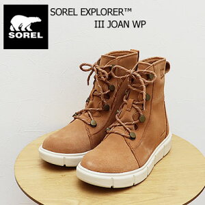�ԕi������������ SOREL �\���� ���f�B�[�X SOREL EXPLORER III JOAN WP �\�����G�N�X�v���[���[3 �W���A���E�H�[�^�[�v���[�t Tawny Buff, Chalk �^�E�j�[�o�t,�`���[�N �C �V���[�Y �h��