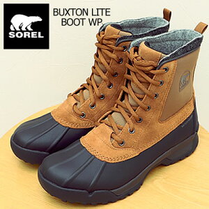 SOREL �\���� BUXTON LITE BOOT WP �o�N�X�g�����C�g �u�[�c �E�H�[�^�[�v���[�t Elk, Black �G���N,�u���b�N �C �V���[�Y �E�B���^�[ �h�� �h�� �����Y