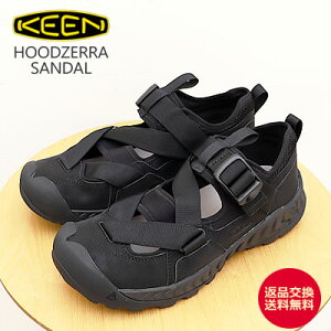 ԕi KEEN L[ HOODZERRA SANDAL tbh[ T_ BLACK/BLACK ubN/ubN AEghA tFX C T_ V[Y Xj[J[ Y fB[X jZbNX