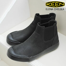 返品交換送料無料 KEEN キーン レディース ELENA CHELSEA エレナ チェルシー TRIPPLE BLACK/BLACK トリプルブラック/ブラック ブーツ 靴 スニーカー シューズ アウトドア 通勤