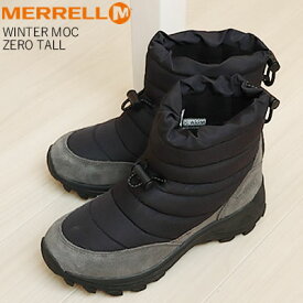 30％OFF MERRELL メレル メンズ レディース WINTER MOC ZERO TALL ウィンターモック ゼロ トール BLACK ブラック ユニセックス ブーツ 靴 シューズ 防水 防寒