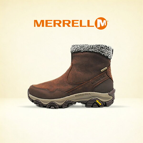☆9/18限定！ポイント最大31.5倍！要エントリー！MERRELL メレル  ウィメンズ COLDPACK3 THERMO MID ZIP WATERPROOF コールドパック サーモ ミッドジップ ウォータープルーフ CINNAMON シナモン ウィンターブーツ 靴  シューズ 防滑 防水 メンズ レディース メレルスニーカー
