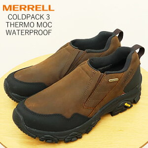 MERRELL ������ COLDPACK 3 THERMO MOC WATERPOOF �R�[���h�p�b�N 3 �T�[�� ���b�N �E�H�[�^�[�v���[�t EARTH �A�[�X �C �X�j�[�J�[ �R���t�H�[�g �V���[�Y �h�� �h�� �r�u���� �A�[�N�e�B�b�N�O���b�v