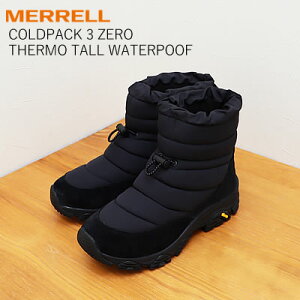 MERRELL ������ COLDPACK 3 ZERO THERMO TALL WATERPROOF �R�[���h�p�b�N 3 �[�� �T�[�� �g�[�� �E�H�[�^�[�v���[�t BLACK �u���b�N �C �X�j�[�J�[ �R���t�H�[�g �V���[�Y �h�� �h�� �h�� �r�u���� �A�[�N�e�B