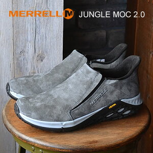 �y�����y�Ή��zMERRELL ������ JUNGLE MOC 2.0 �W�����O�����b�N2.0 GRANITE �O���i�C�g �C �X�j�[�J�[ �X���b�v�I�� �X���b�|�� �V���[�Y