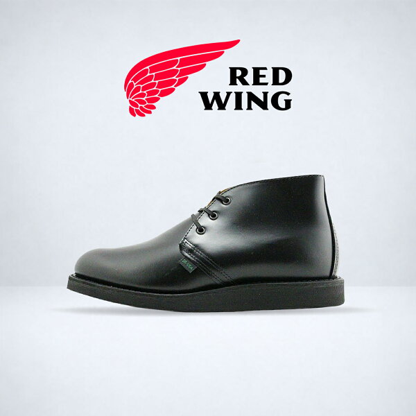 ☆9/25限定！ポイント最大29.5倍！要エントリー！【返品交換送料無料】  RED WING レッドウィング 9196 POSTMAN CHUKKA ポストマン チャッカ BLACK CHAPPARREL ブラック シャパレル ブーツ メンズ レディース ブーツレッドウィング レッドウイング