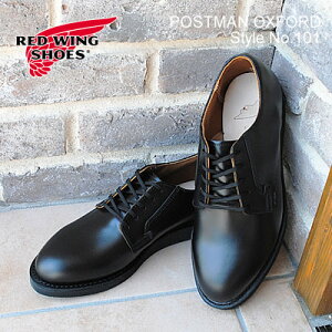 yԕiz RED WING bhEBO 101 POSTMAN OXFORD |Xg} IbNXtH[h BLACK CHAPPARRAL ubN Vp ZC u[c V[Y T[rXV[
