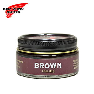 RED WING ���b�h�E�B���O �u�[�c�N���[�� Boot Cream Brown �u���E�� 45g �P�A�p�i