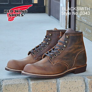 �y�ԕi�������������z RED WING ���b�h�E�B���O 3343 BLACKSMITH �u���b�N�X�~�X Copper�hRough&Tough�h �J�b�p�[�E���t�A���h�^�t �C ���[�N�u�[�c �V���[�Y