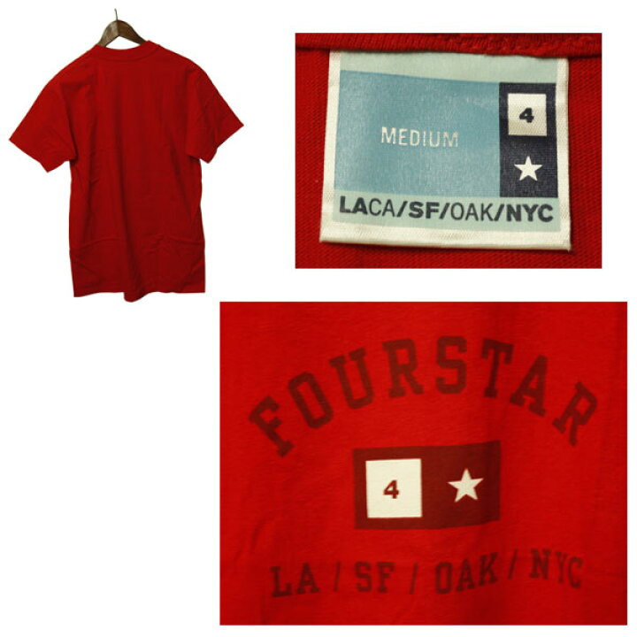 楽天市場】FOURSTAR（フォースター）プリントTシャツ メンズ,Tシャツ 