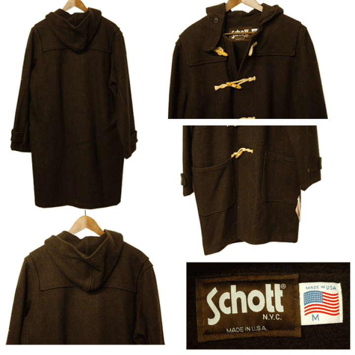 楽天市場】schott(ショット)ダッフルコート メンズ ウール 楽天市場】schott(ショット)ダッフルコート メンズ ウール