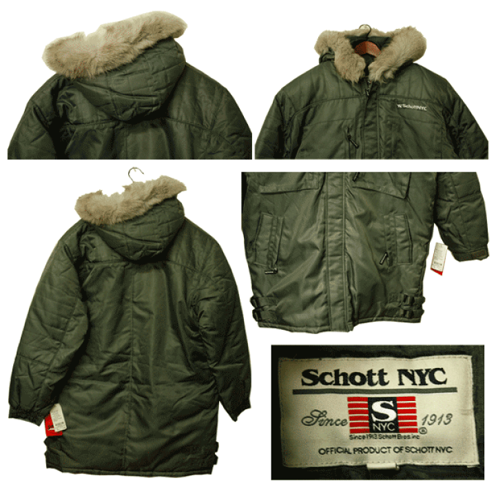 楽天市場】B品訳あり schott （ショット） ナイロンコート メンズ